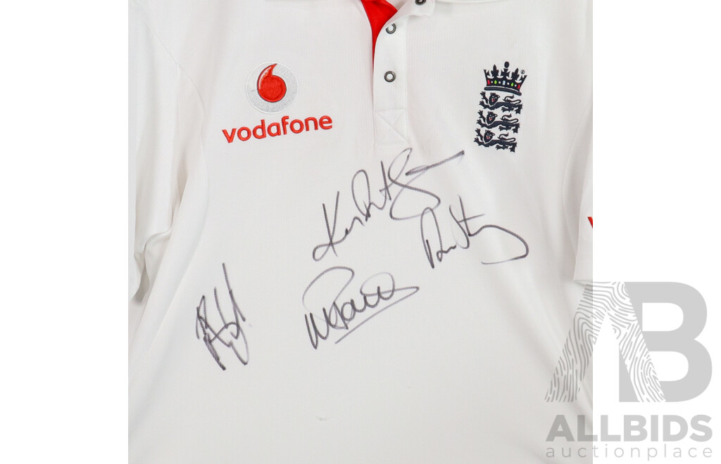 England Test Cricket Star John Crawley Signed Vodafone Shirt - Inscribed Best Wishes