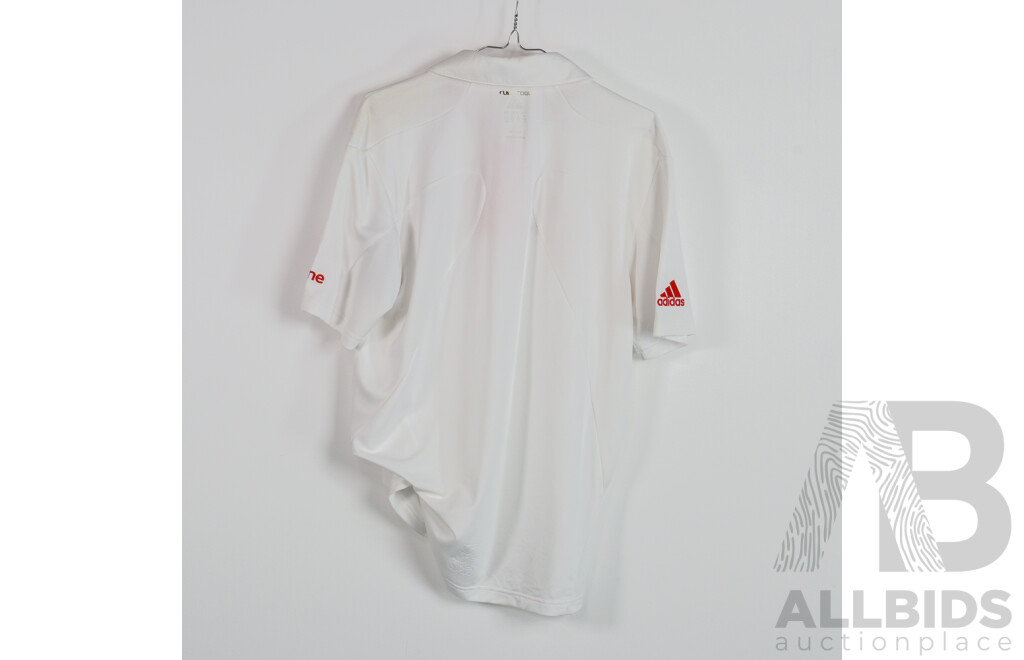 England Test Cricket Star John Crawley Signed Vodafone Shirt - Inscribed Best Wishes