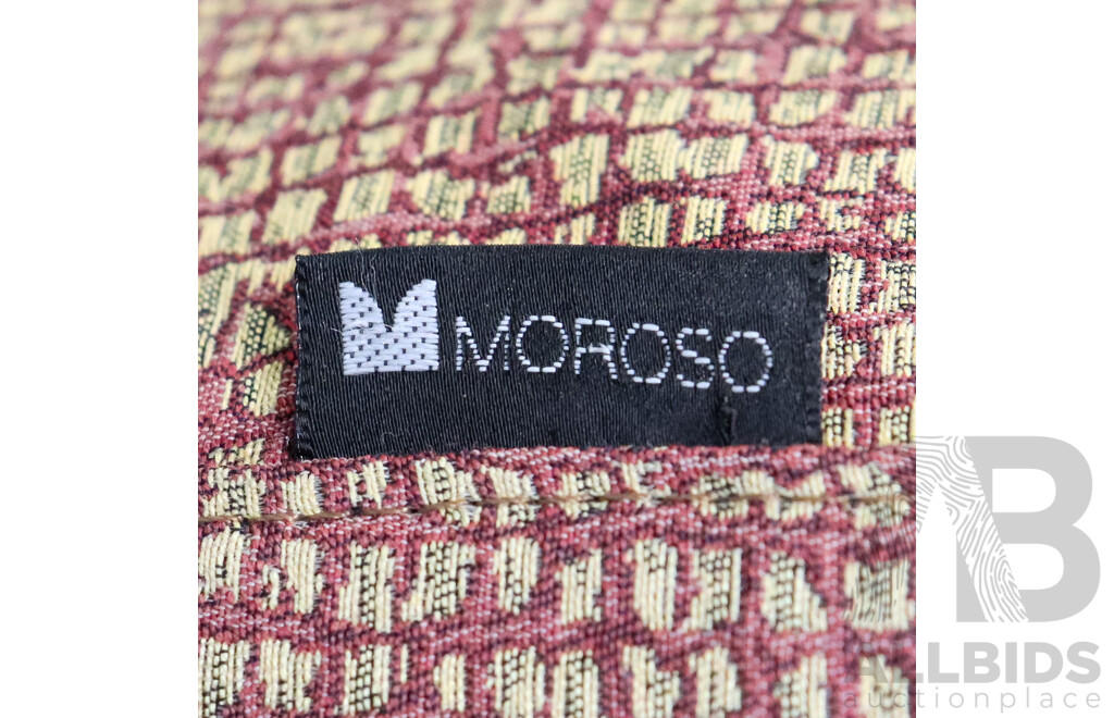 Pair of Moroso Italian Designed Fabric Two Seater Lounges