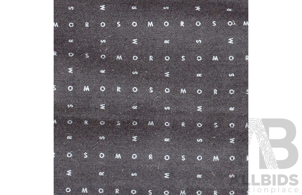 Pair of Moroso Italian Designed Fabric Two Seater Lounges