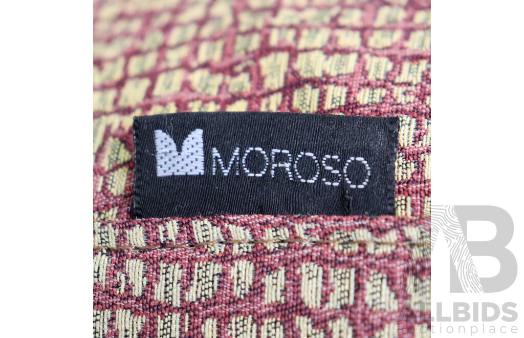 Moroso Italian Designed Fabric Three Seater Lounge