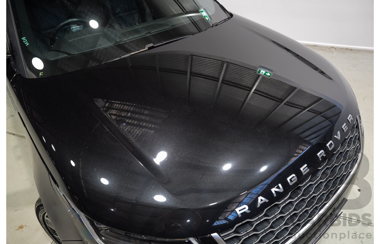 09/2017 Land Rover Range Rover Velar D300 HSE (AWD) L560 MY18 4d Wagon Ultimate Black Metallic Twin Turbo Diesel V6 3.0L