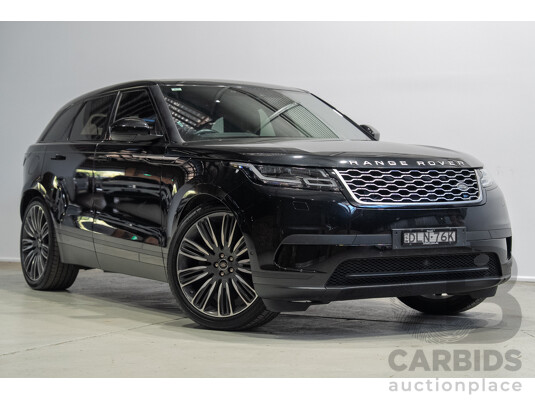 09/2017 Land Rover Range Rover Velar D300 HSE (AWD) L560 MY18 4d Wagon Ultimate Black Metallic Twin Turbo Diesel V6 3.0L