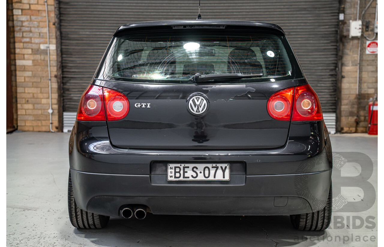 1/2008 Volkswagen Golf GTi 1K MY08 5d Hatchback Black Magic Pearlescent Turbo 2.0L