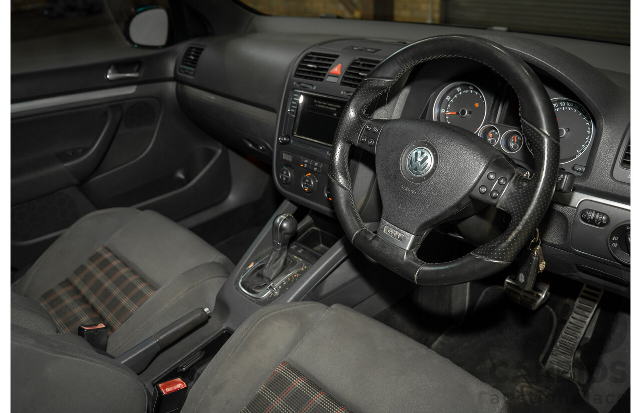 1/2008 Volkswagen Golf GTi 1K MY08 5d Hatchback Black Magic Pearlescent Turbo 2.0L