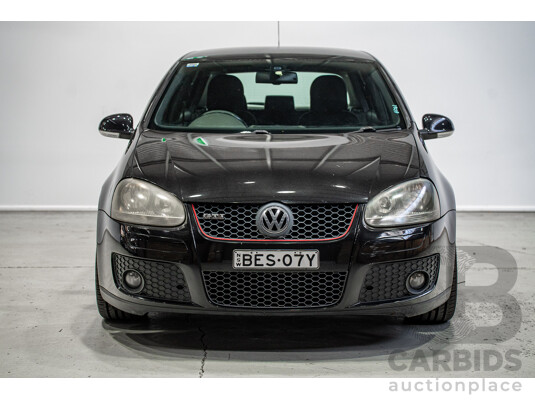 1/2008 Volkswagen Golf GTi 1K MY08 5d Hatchback Black Magic Pearlescent Turbo 2.0L