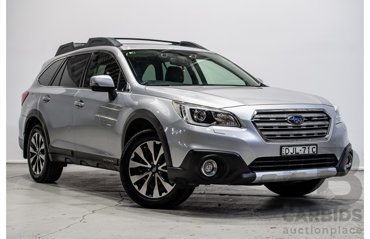 07/2016 Subaru Outback 2.5i Premium (AWD) MY16 4d Wagon Silver 2.5L