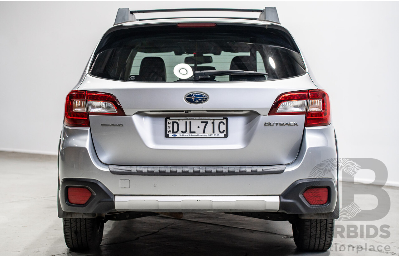 07/2016 Subaru Outback 2.5i Premium (AWD) MY16 4d Wagon Silver 2.5L