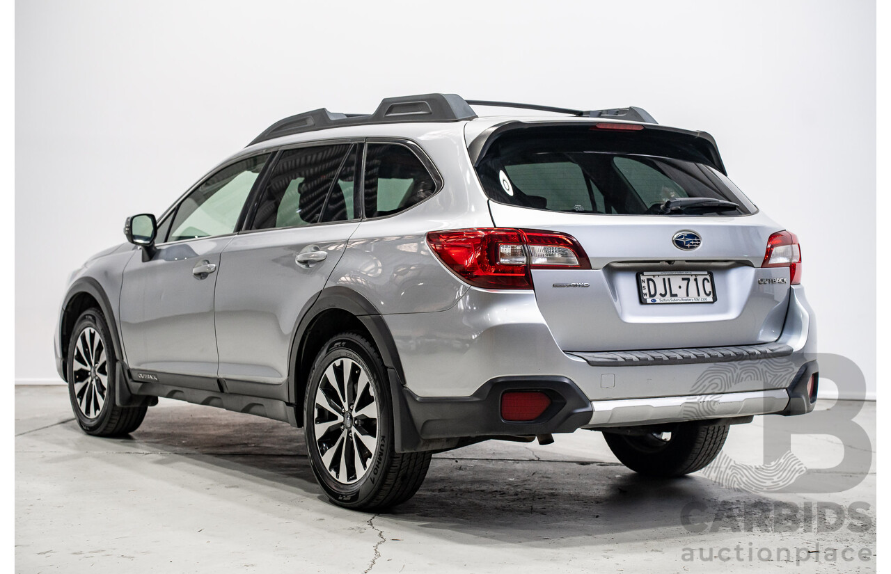07/2016 Subaru Outback 2.5i Premium (AWD) MY16 4d Wagon Silver 2.5L