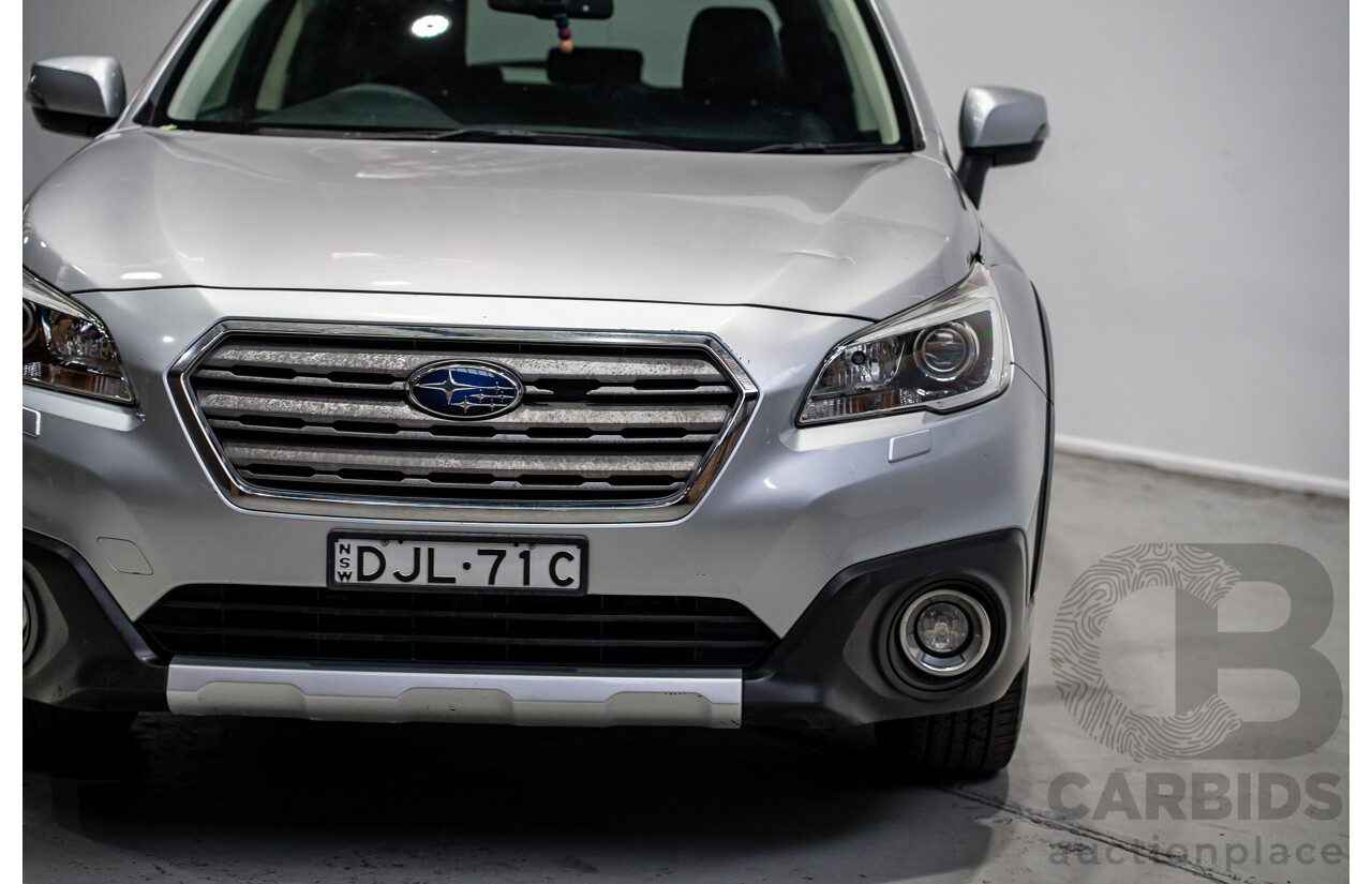 07/2016 Subaru Outback 2.5i Premium (AWD) MY16 4d Wagon Silver 2.5L