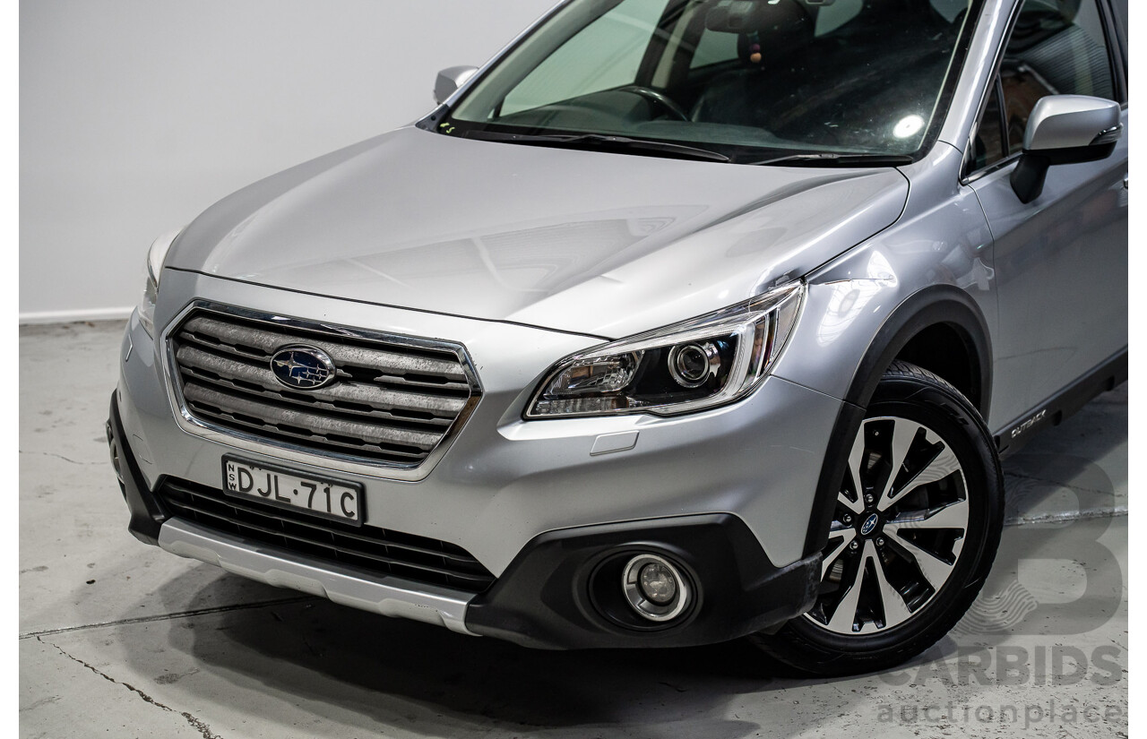07/2016 Subaru Outback 2.5i Premium (AWD) MY16 4d Wagon Silver 2.5L