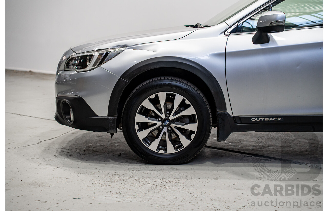 07/2016 Subaru Outback 2.5i Premium (AWD) MY16 4d Wagon Silver 2.5L