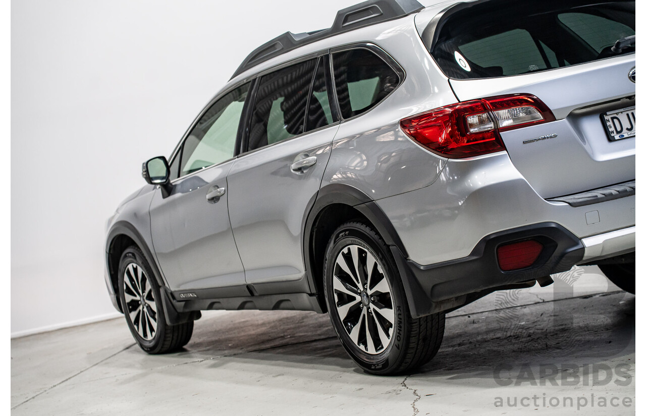 07/2016 Subaru Outback 2.5i Premium (AWD) MY16 4d Wagon Silver 2.5L