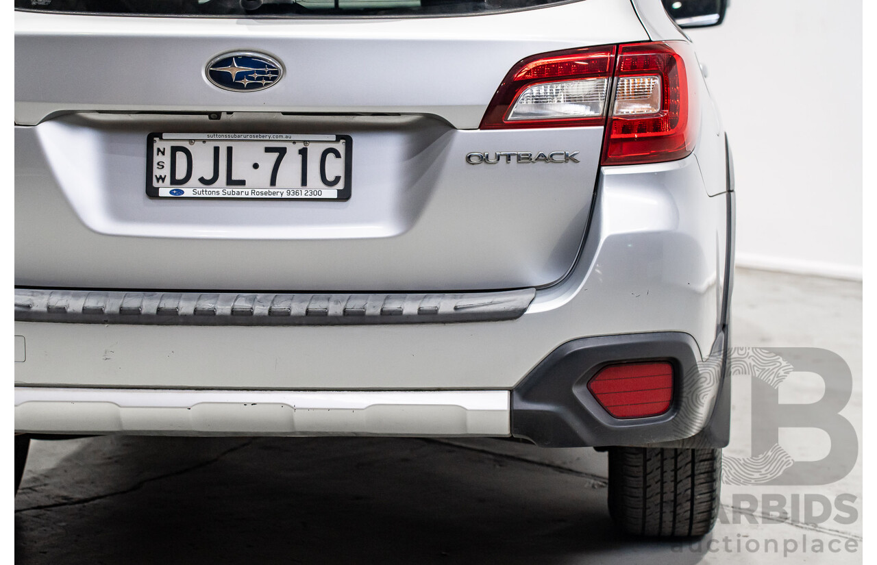07/2016 Subaru Outback 2.5i Premium (AWD) MY16 4d Wagon Silver 2.5L