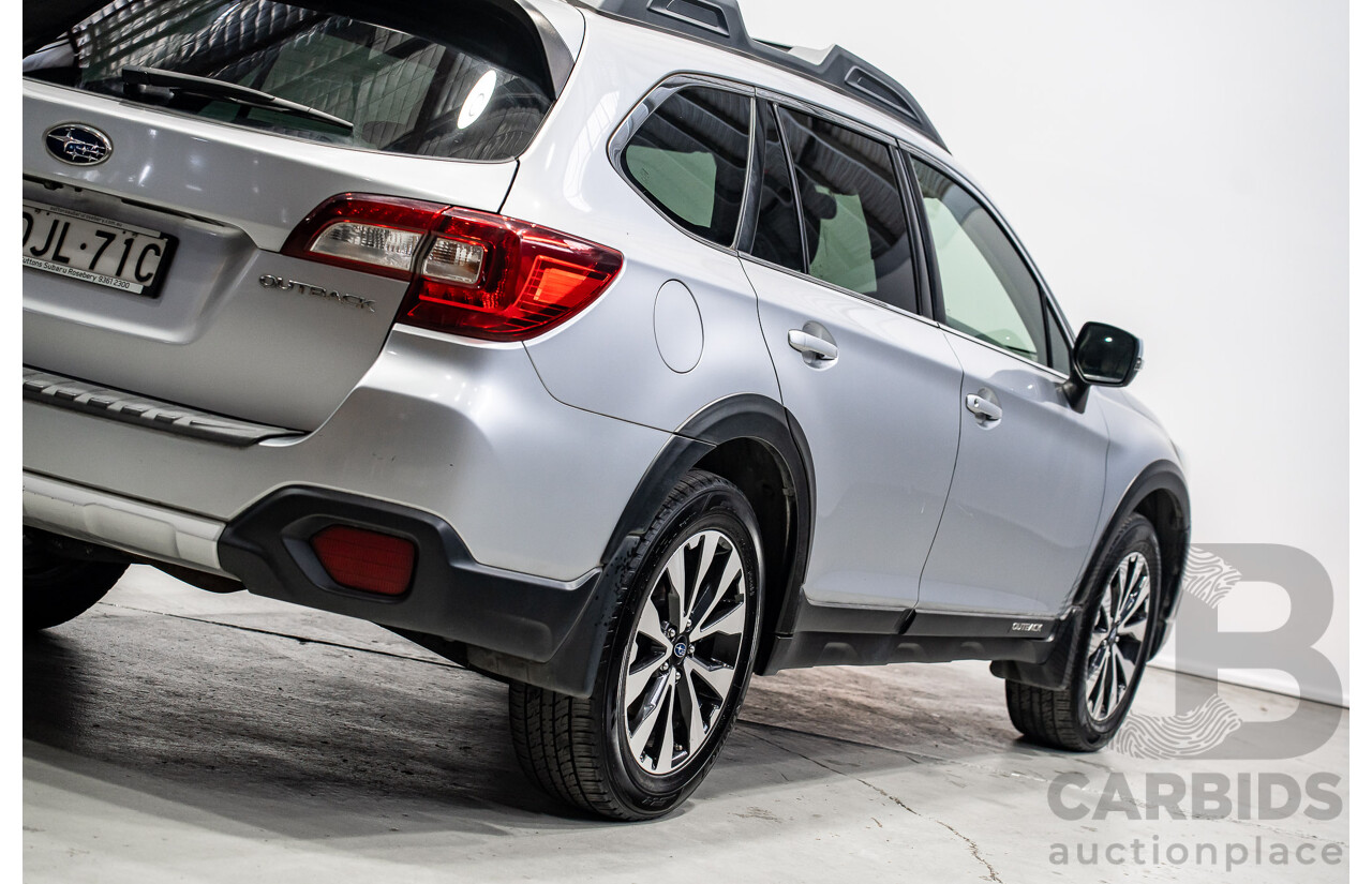07/2016 Subaru Outback 2.5i Premium (AWD) MY16 4d Wagon Silver 2.5L