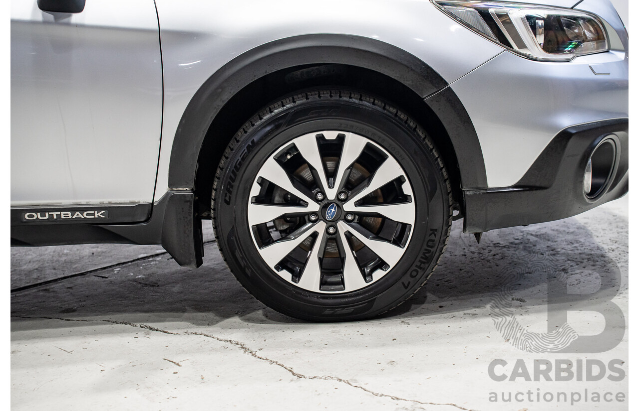 07/2016 Subaru Outback 2.5i Premium (AWD) MY16 4d Wagon Silver 2.5L
