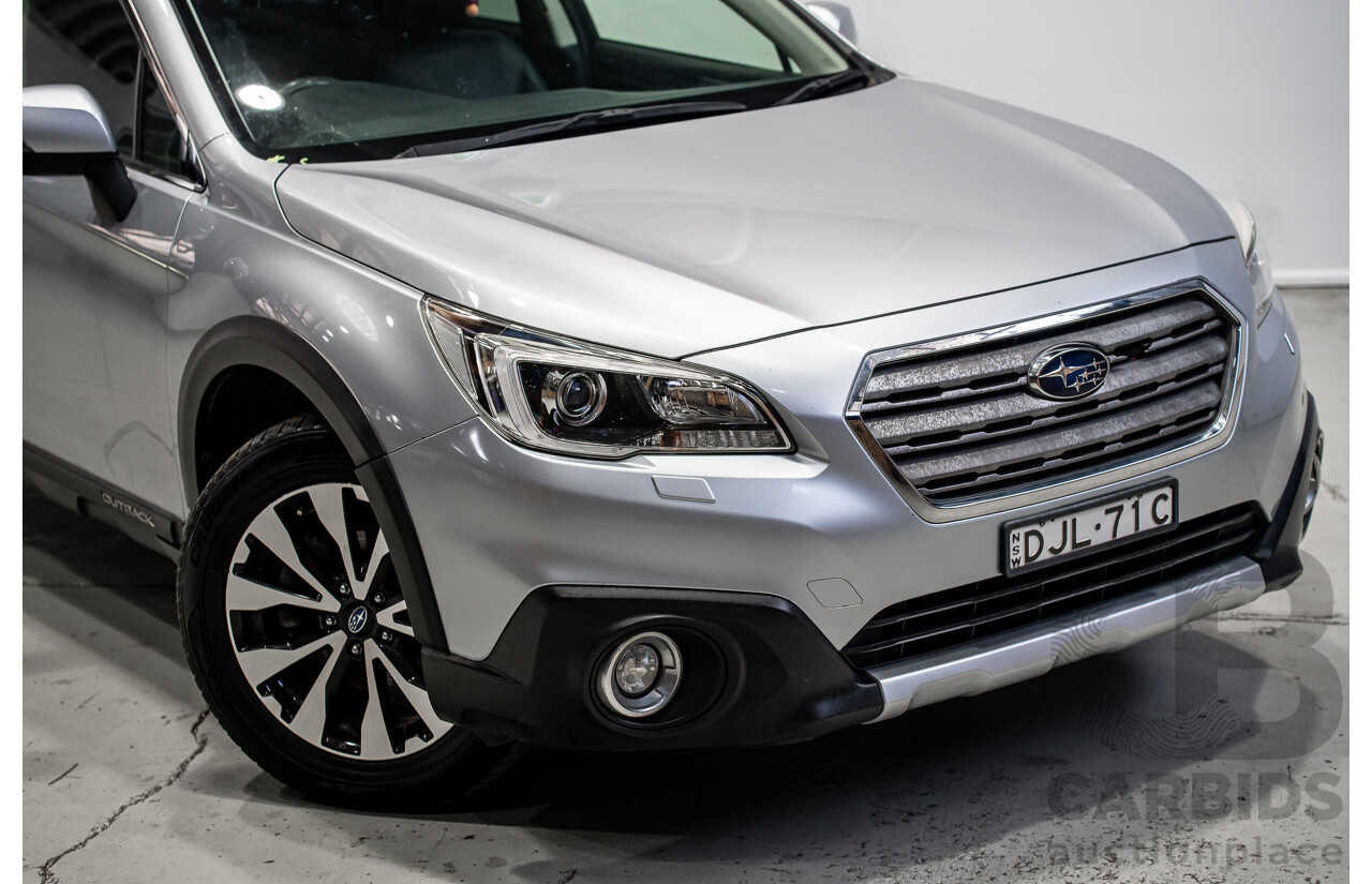 07/2016 Subaru Outback 2.5i Premium (AWD) MY16 4d Wagon Silver 2.5L
