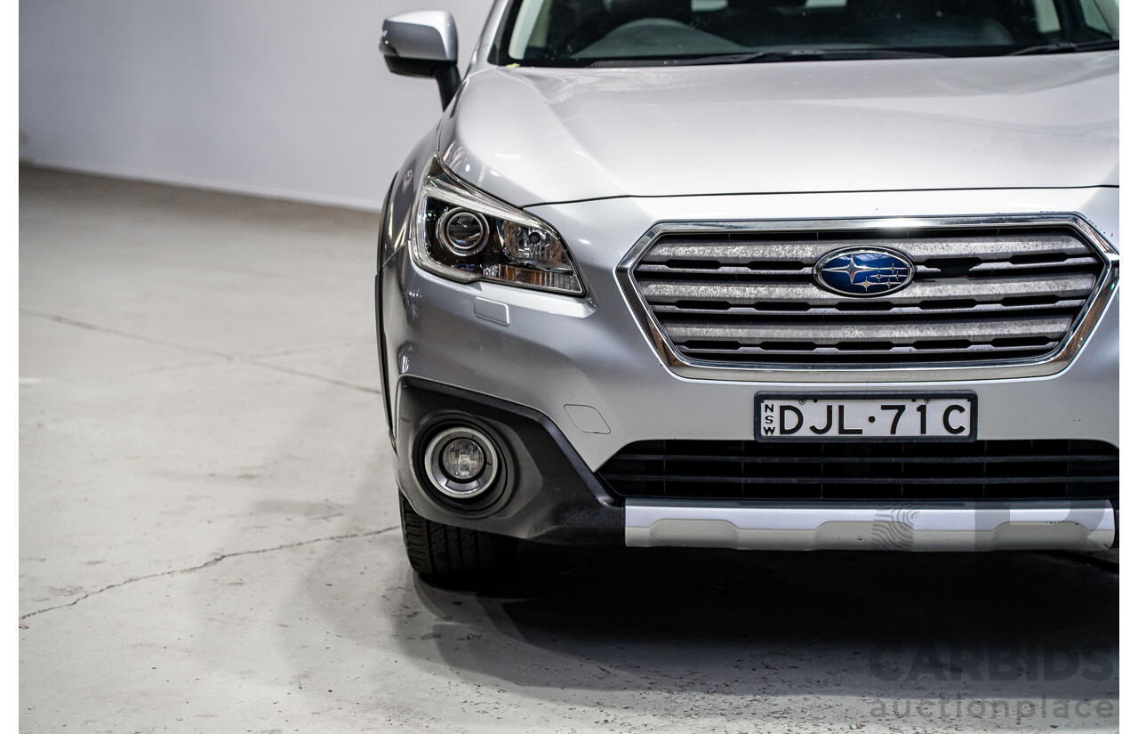 07/2016 Subaru Outback 2.5i Premium (AWD) MY16 4d Wagon Silver 2.5L