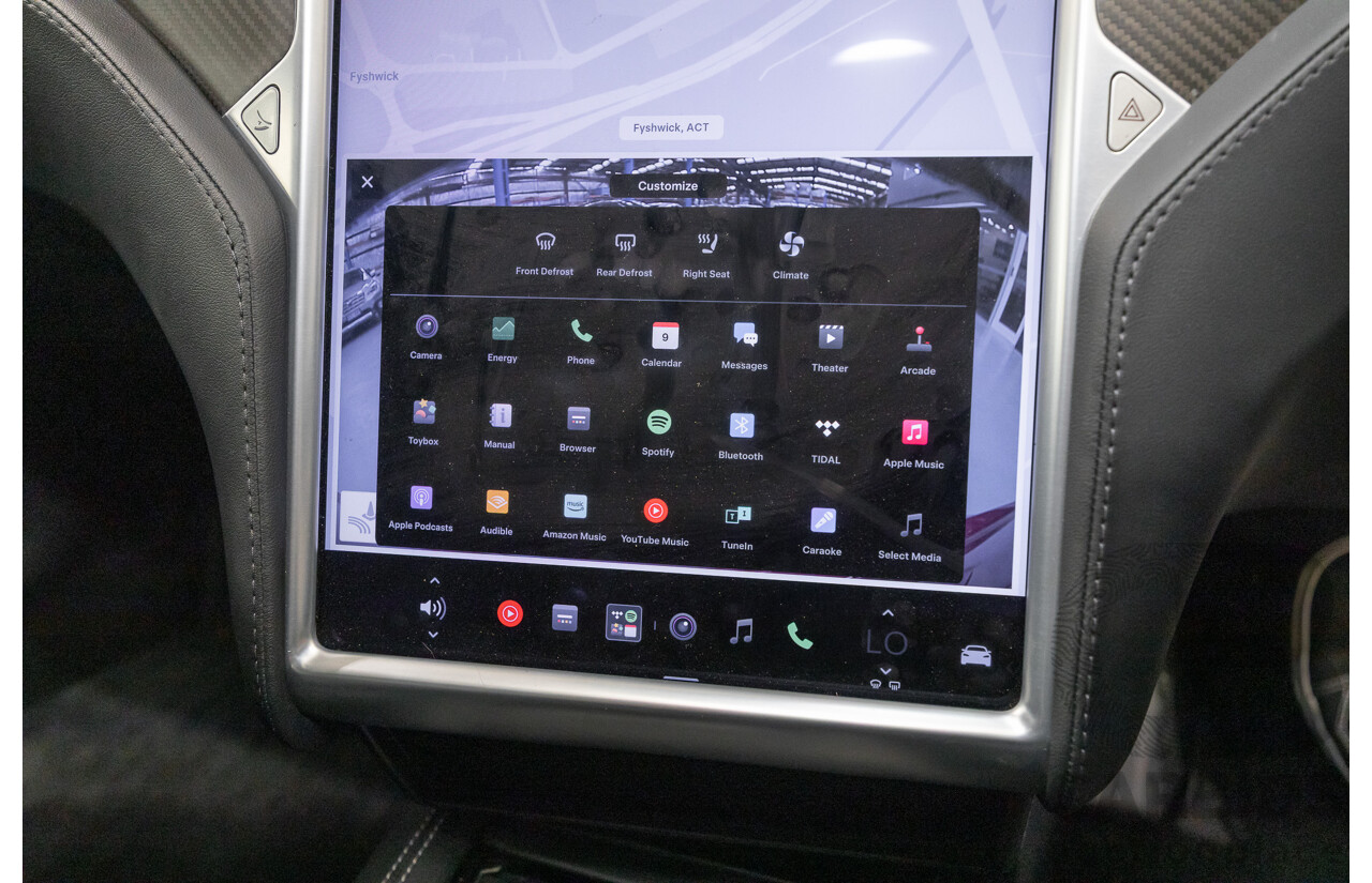 10/2015 Tesla Model S P85D (AWD) 4d Hatchback Sunset Red Metallic - Dedicated Electric EV 376kW