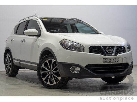 11/2012 Nissan Dualis Ti-L (AWD) J10 SERIES 3 4D Wagon White 2.0L