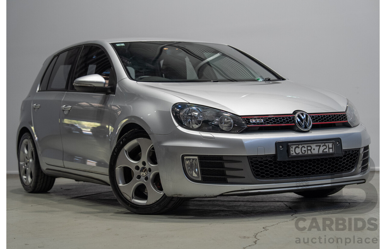 04/2012 Volkswagen Golf GTI 1K MY12 5d Hatchback Reflex Silver 2.0L