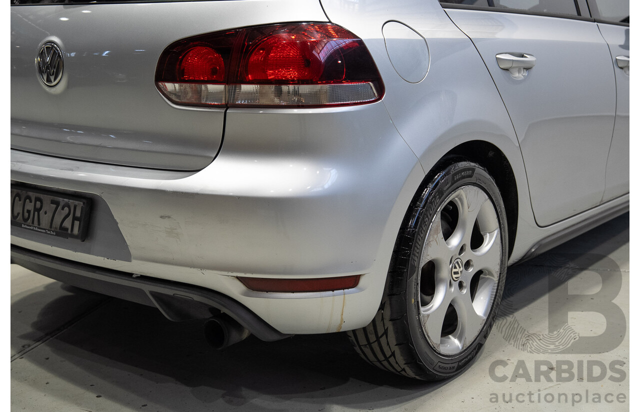 04/2012 Volkswagen Golf GTI 1K MY12 5d Hatchback Reflex Silver 2.0L