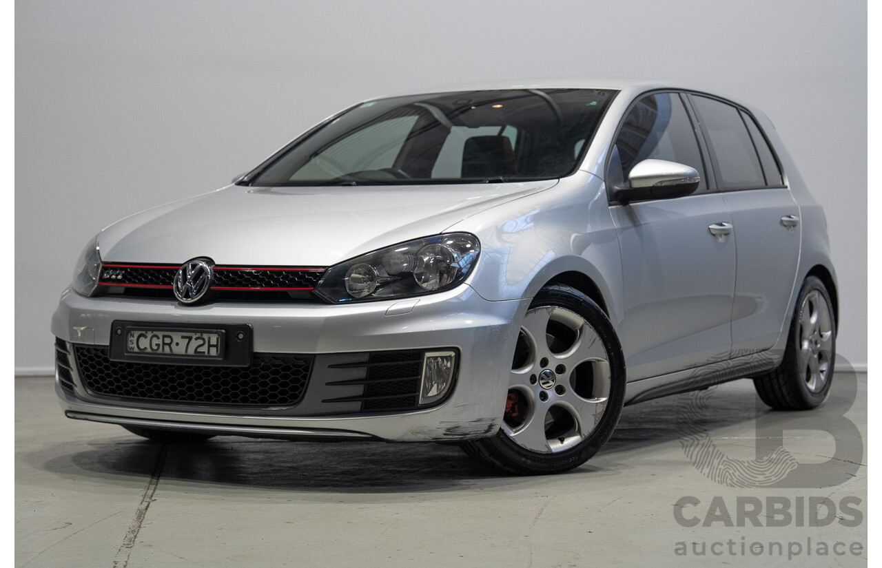 04/2012 Volkswagen Golf GTI 1K MY12 5d Hatchback Reflex Silver 2.0L