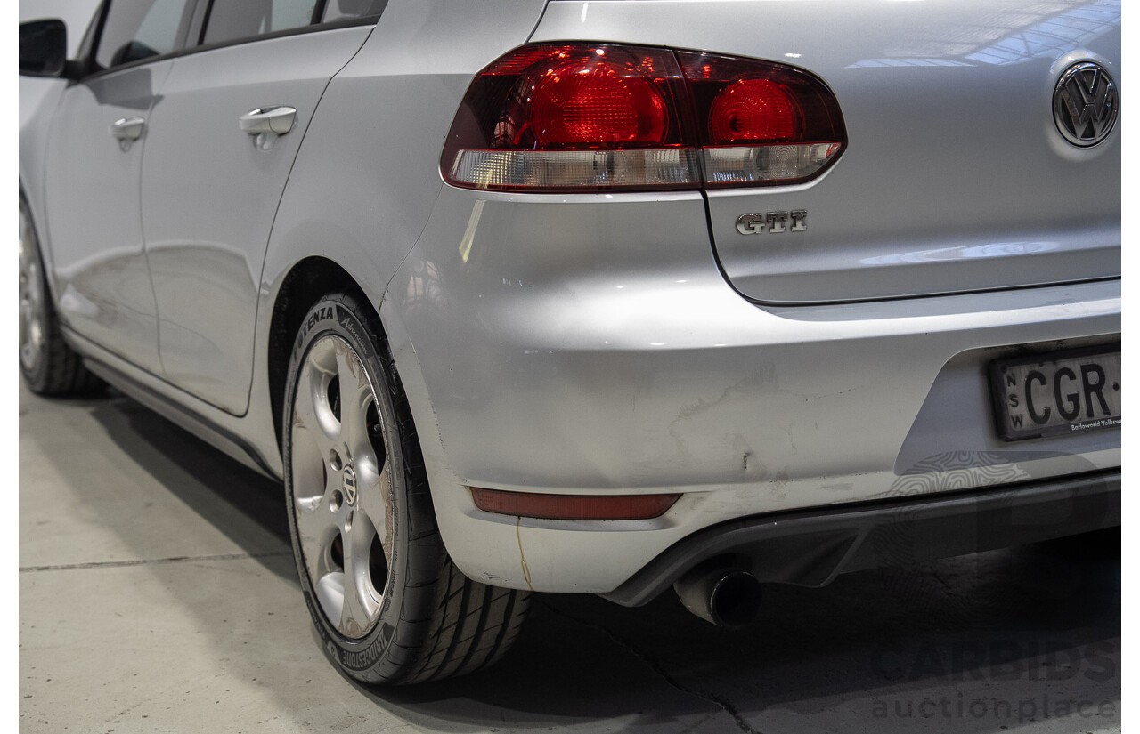 04/2012 Volkswagen Golf GTI 1K MY12 5d Hatchback Reflex Silver 2.0L