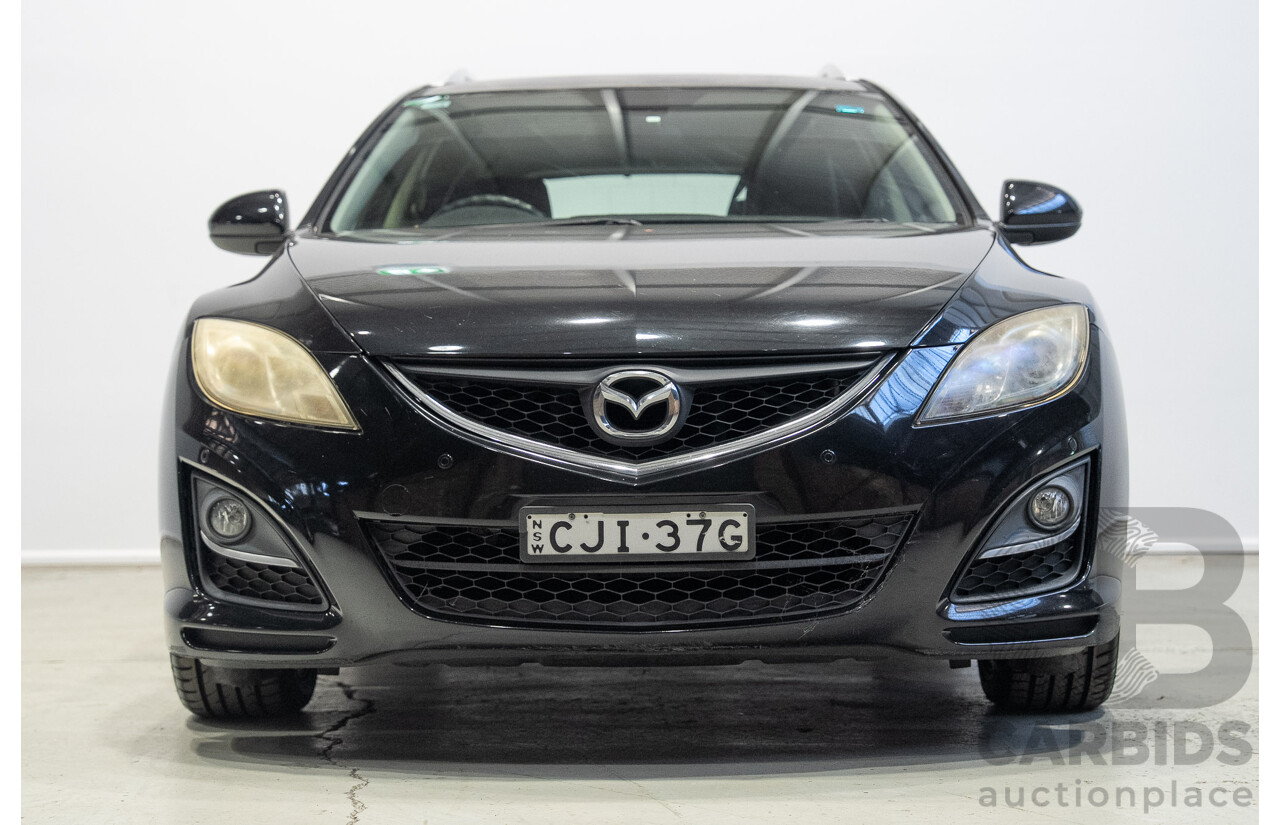 09/2012 Mazda Touring GH MY11 4d Wagon Black 2.5L
