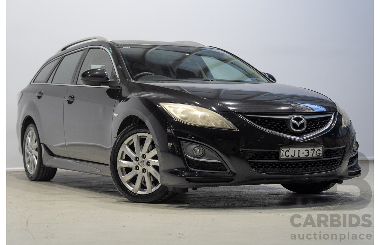 09/2012 Mazda Touring GH MY11 4d Wagon Black 2.5L