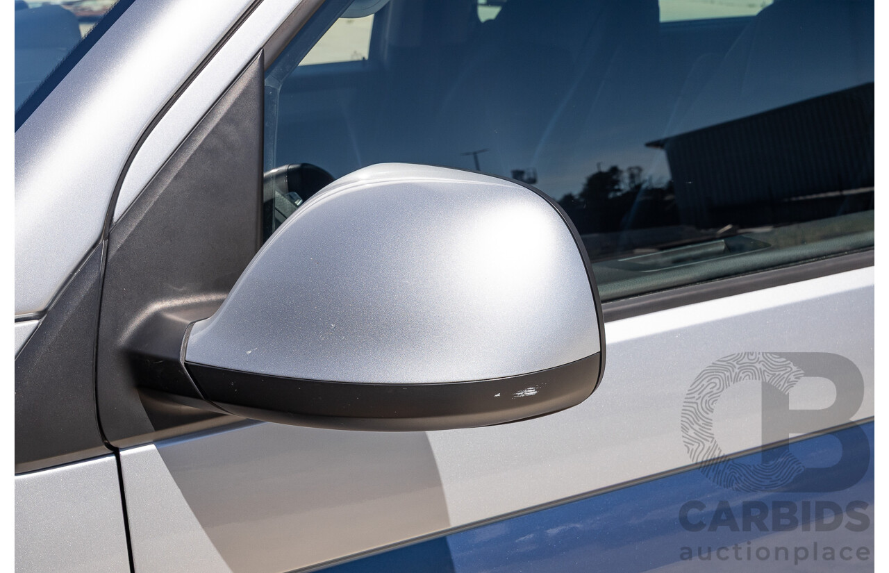7/2016 Volkswagen Multivan Generation Six TDI 450 T6 MY16 4d Wagon Reflex Silver & Acapulco Blue Metallic Twin Turbo Diesel 2.0L