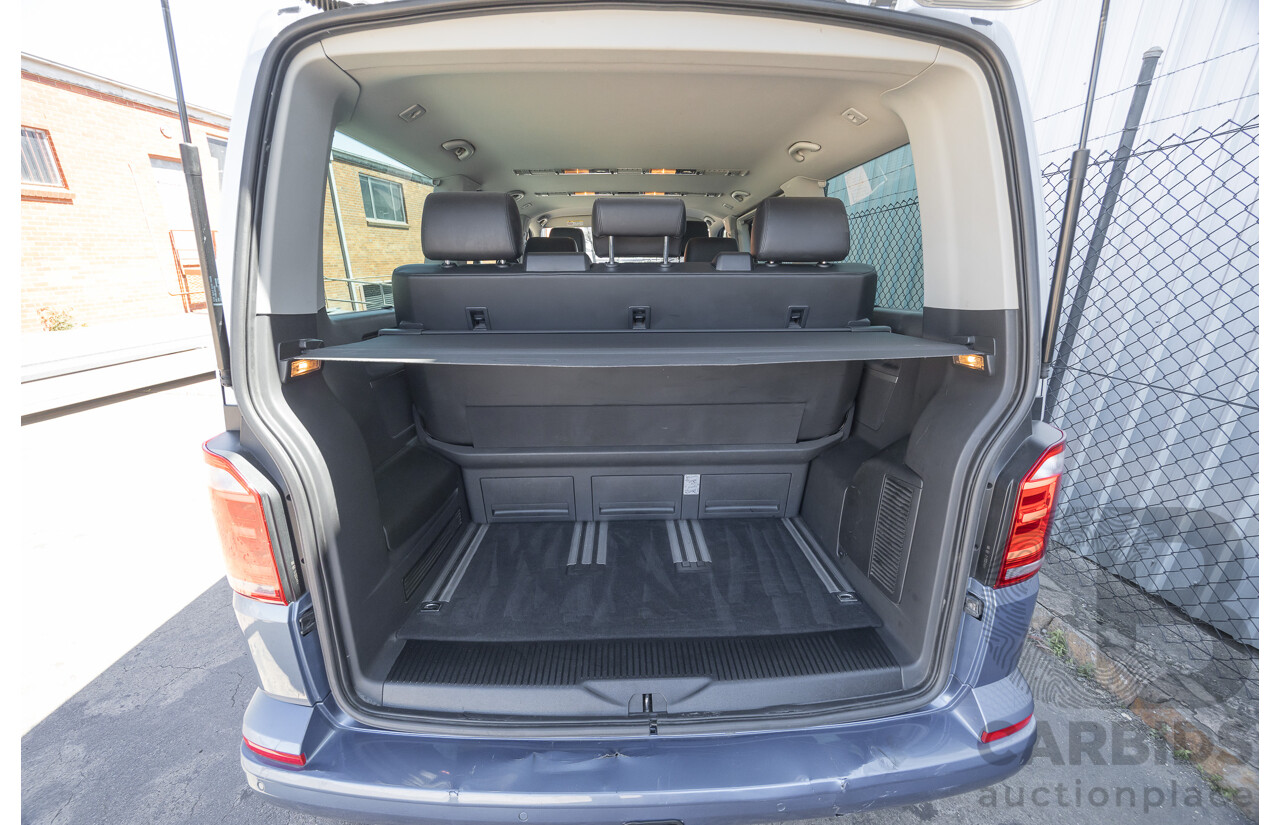 7/2016 Volkswagen Multivan Generation Six TDI 450 T6 MY16 4d Wagon Reflex Silver & Acapulco Blue Metallic Twin Turbo Diesel 2.0L