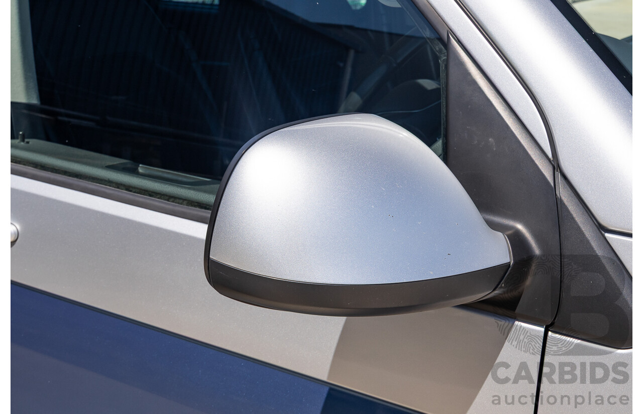 7/2016 Volkswagen Multivan Generation Six TDI 450 T6 MY16 4d Wagon Reflex Silver & Acapulco Blue Metallic Twin Turbo Diesel 2.0L