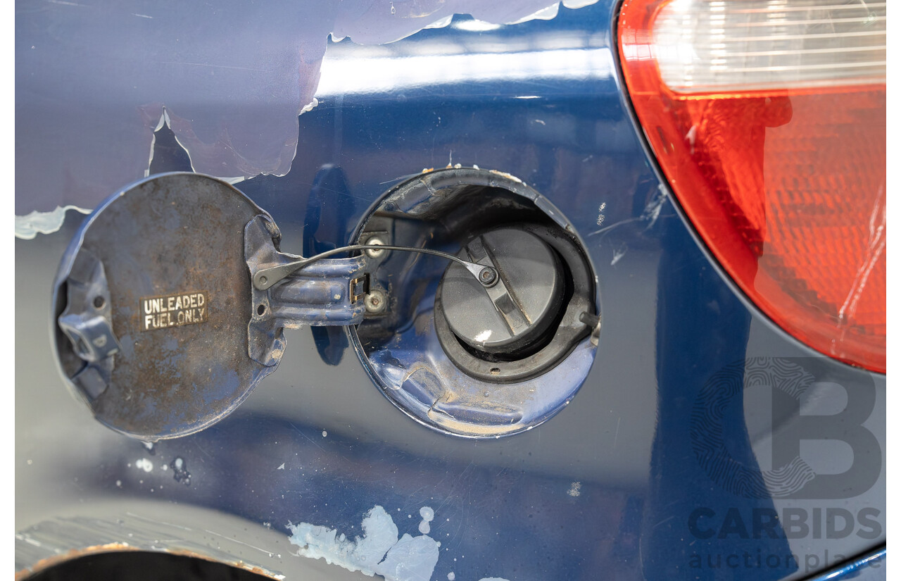 06/2000 Toyota Echo NCP10R 3d Hatchback Blue 1.3L