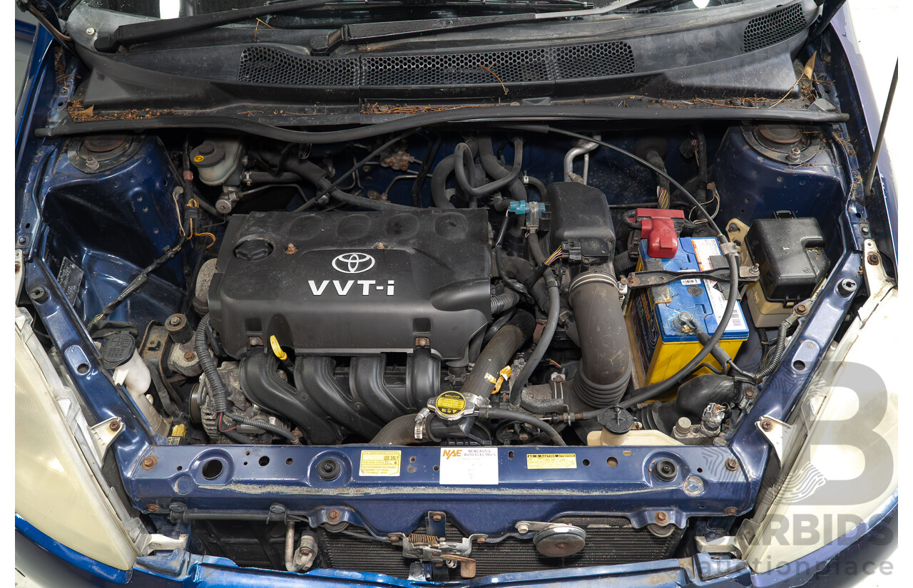 06/2000 Toyota Echo NCP10R 3d Hatchback Blue 1.3L
