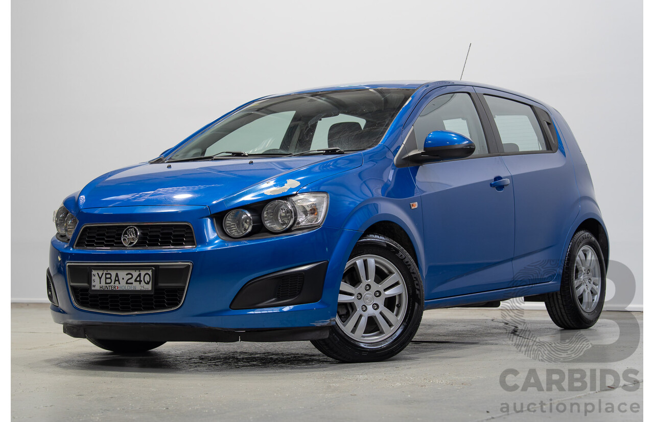 09/2013 Holden Barina CD TM MY14 5d Hatchback Blue 1.6L