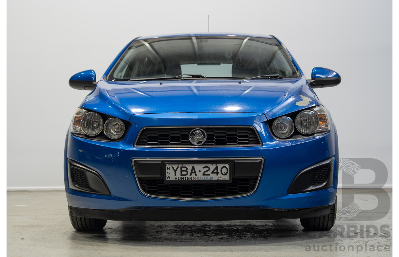09/2013 Holden Barina CD TM MY14 5d Hatchback Blue 1.6L