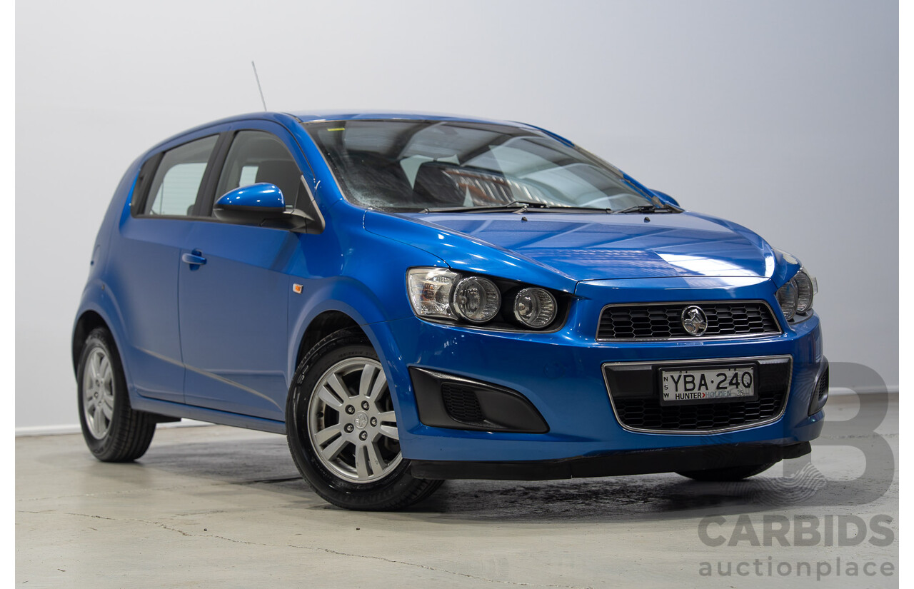 09/2013 Holden Barina CD TM MY14 5d Hatchback Blue 1.6L