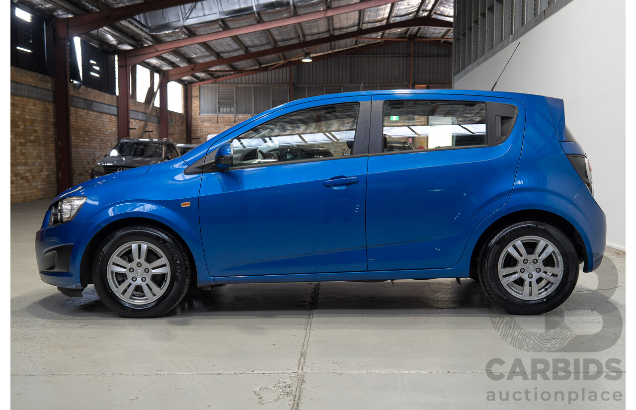 09/2013 Holden Barina CD TM MY14 5d Hatchback Blue 1.6L