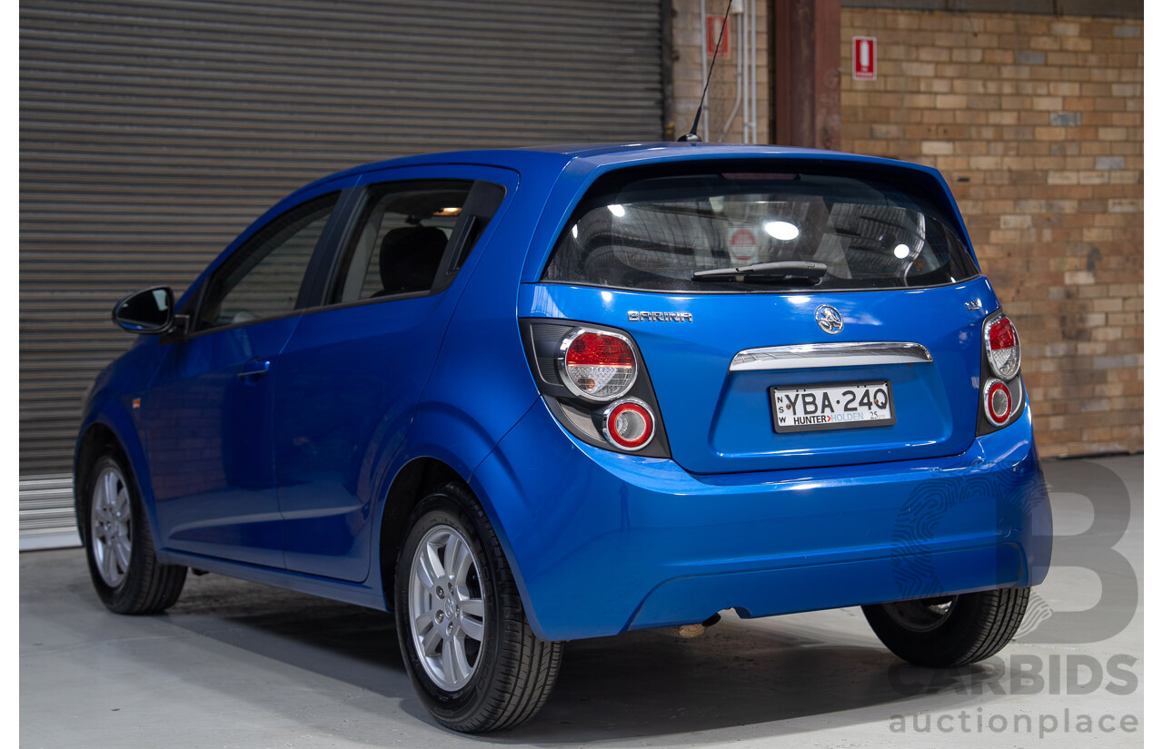 09/2013 Holden Barina CD TM MY14 5d Hatchback Blue 1.6L