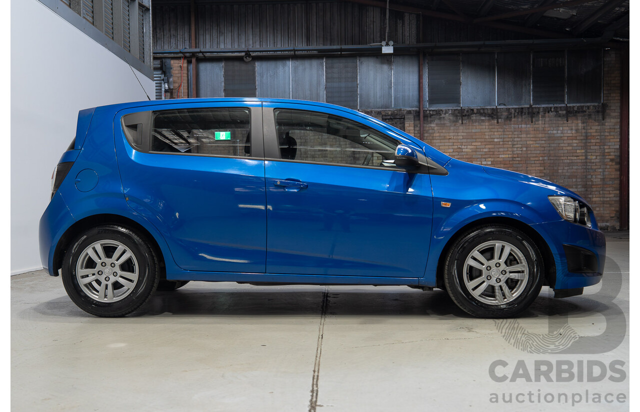 09/2013 Holden Barina CD TM MY14 5d Hatchback Blue 1.6L