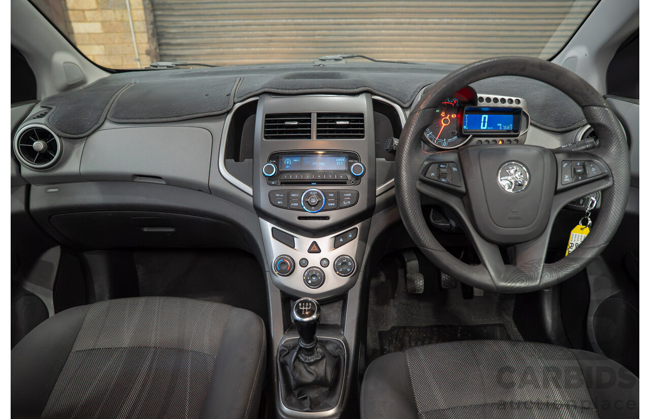 09/2013 Holden Barina CD TM MY14 5d Hatchback Blue 1.6L
