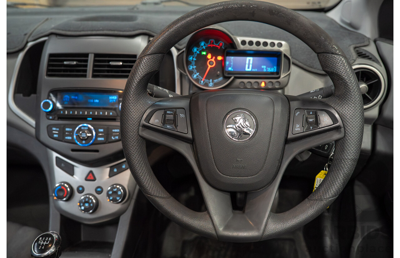 09/2013 Holden Barina CD TM MY14 5d Hatchback Blue 1.6L