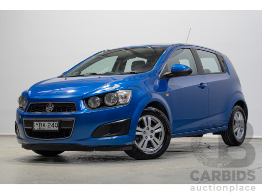 09/2013 Holden Barina CD TM MY14 5d Hatchback Blue 1.6L