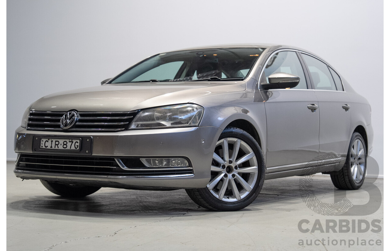 09/2012 Volkswagen Passat 125 TDI Highline 3C MY13 4d Sedan Brown Turbo Diesel 2.0L