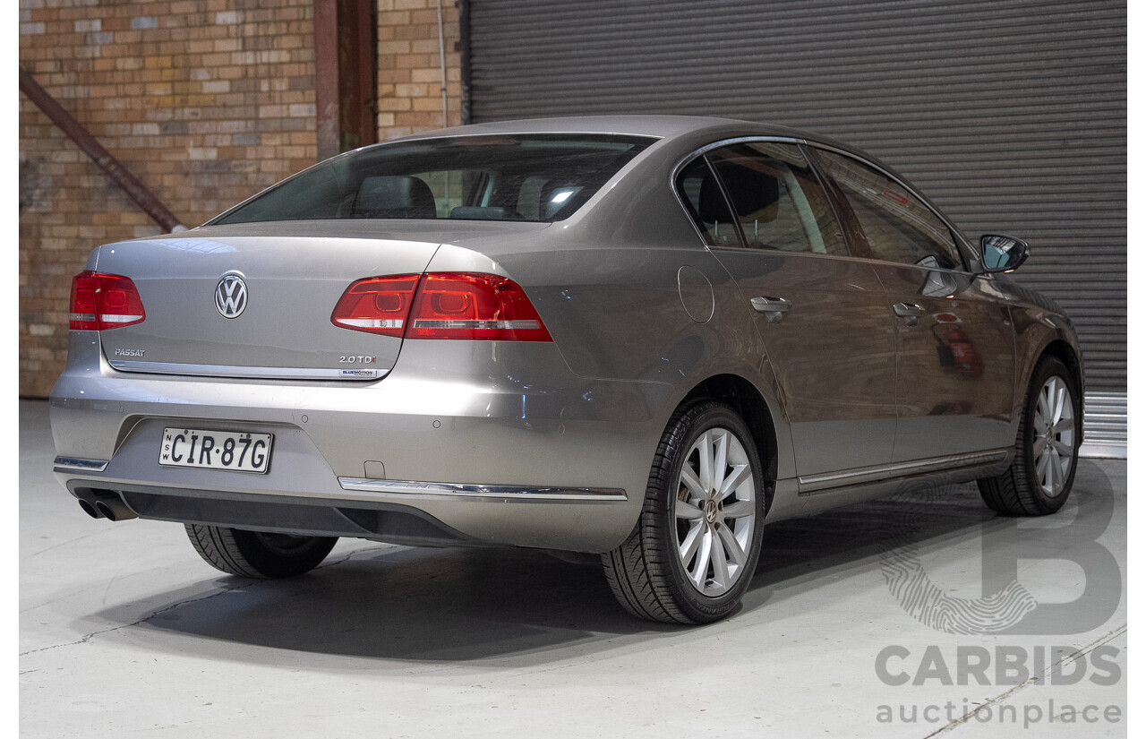09/2012 Volkswagen Passat 125 TDI Highline 3C MY13 4d Sedan Brown Turbo Diesel 2.0L