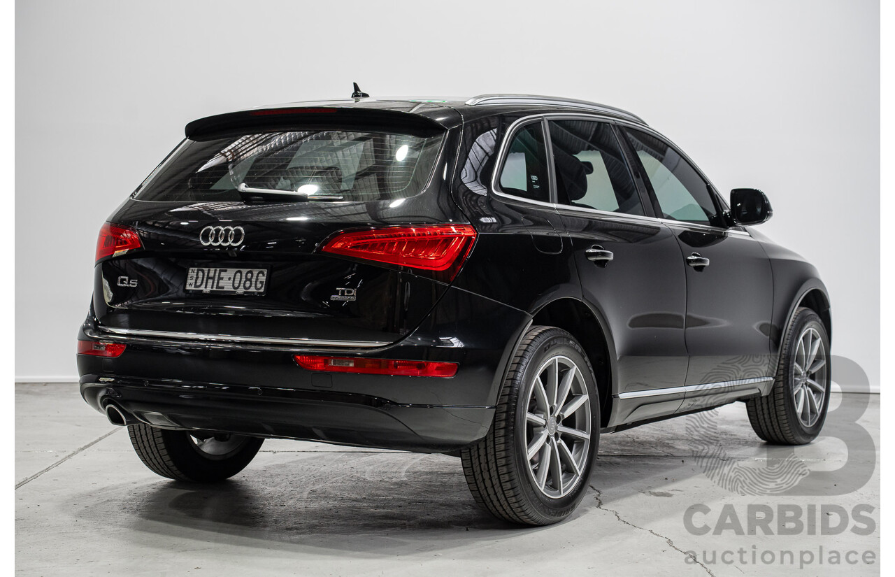 5/2016 Audi Q5 2.0 TDI Quattro (AWD) 8R MY16 4d Wagon Myth Black Metallic Turbo Diesel 2.0L