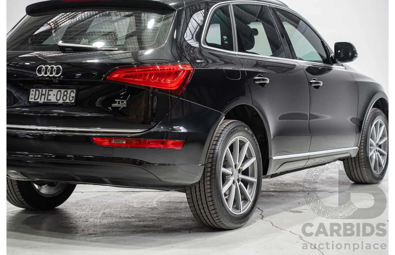 5/2016 Audi Q5 2.0 TDI Quattro (AWD) 8R MY16 4d Wagon Myth Black Metallic Turbo Diesel 2.0L