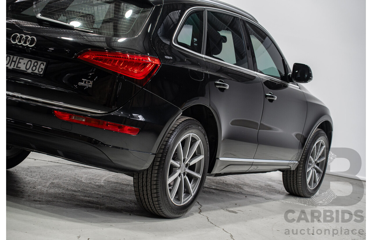 5/2016 Audi Q5 2.0 TDI Quattro (AWD) 8R MY16 4d Wagon Myth Black Metallic Turbo Diesel 2.0L