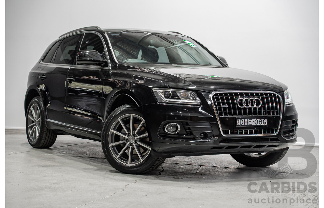 5/2016 Audi Q5 2.0 TDI Quattro (AWD) 8R MY16 4d Wagon Myth Black Metallic Turbo Diesel 2.0L